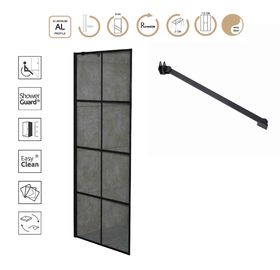 8mm Tempered Glass Walk in Shower Door